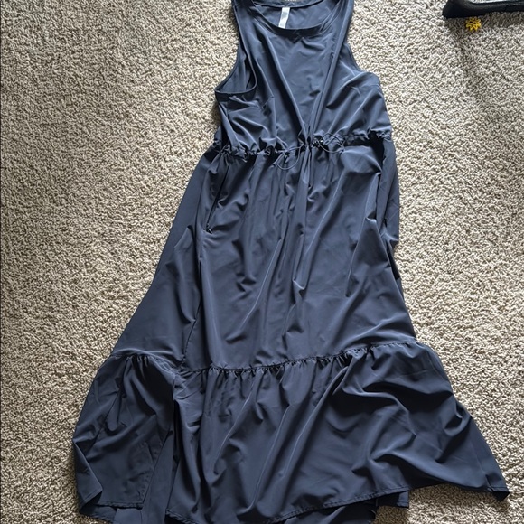 Zella Gray Midi Dress - Picture 2 of 4